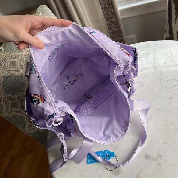 Vera Bradley ReActive Tote in Lavender Butterfly - Picture 11 of 11